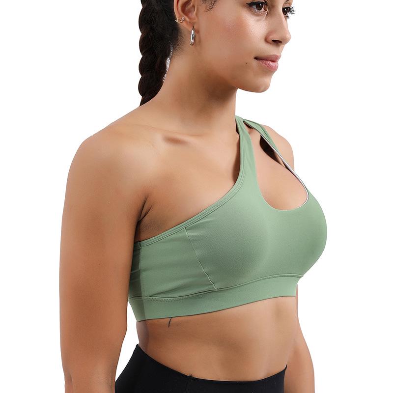 Women's High-Intensity Shockproof Cutout Sports Bra for Yoga and Fitness