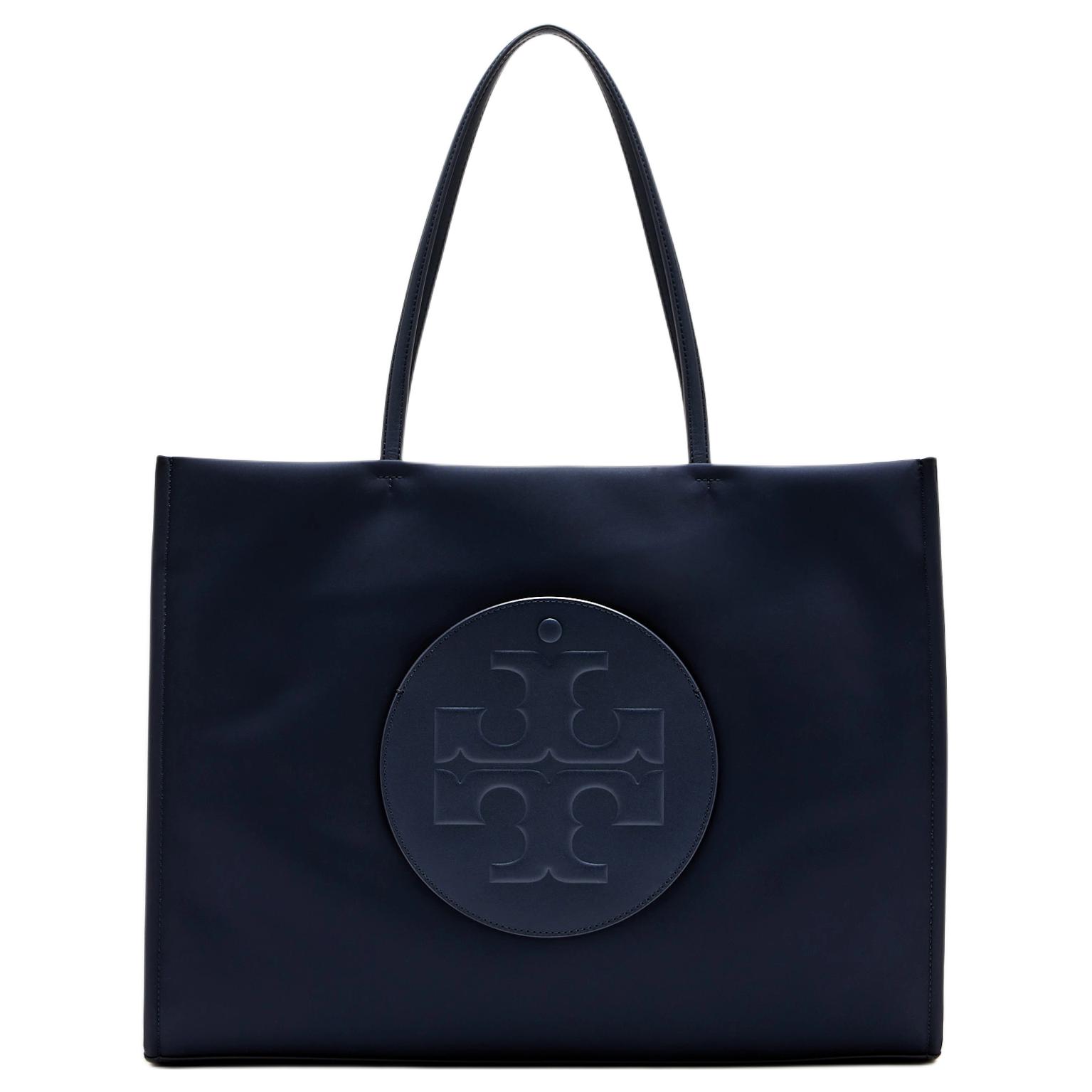 

Tory Burch Ella Logo Classic Tote Bag Women tote Blue 164757-400 Basic Set (Bag+Dust Bag)