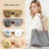 1Pairs of Snap Fasteners, Seamless Mounting Buckles, Professional Quick Fasteners Specially Designed for Clothing, Luggage