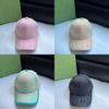 Cotton Baseball Cap With Large G Letter Logo For Fashionable Streetwear Spring