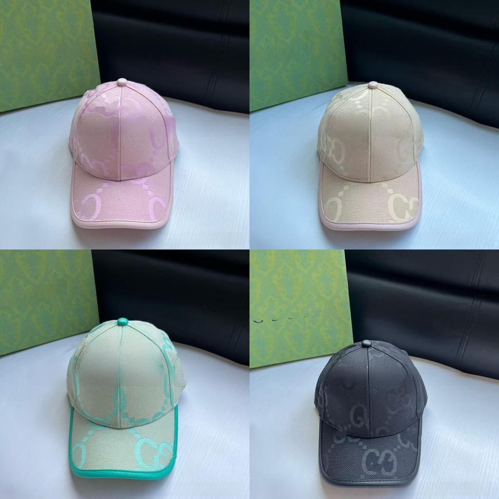 Cotton Baseball Cap With Large G Letter Logo For Fashionable Streetwear Spring