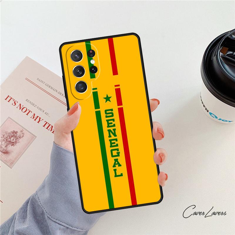 Senegal Flag phone case For Samsung Galaxy S24 S25 S23 S22 Ultra Note 10 20 Plus S20 S21 FE Cover