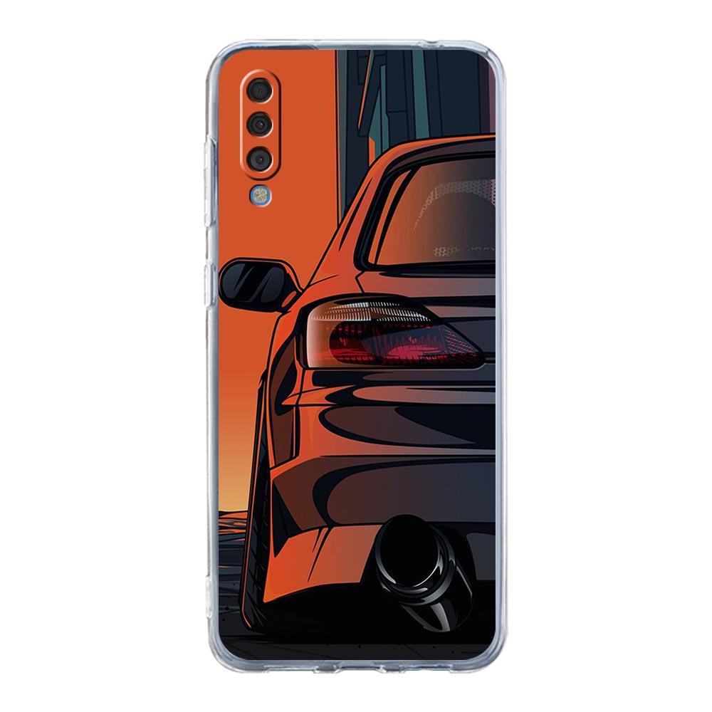 Japan JDM Sports Car Phone Case For Samsung Galaxy A52 A50 A70 A30 A40 A20E A10 A10S A20S A02S A04s A12 A22 A32 A72 5G Cover