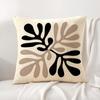 Classic Modern Flowers Cushion Cover Summer Coolness Linen Fabric Double-Sided Printing Pillow Case Sofa Home Decor Gift