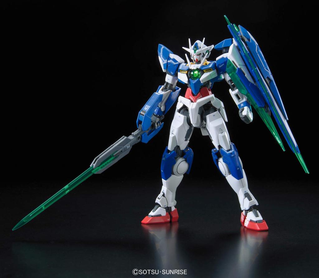 BANDAI SPIRITS RG Theatrical Version Mobile Suit Gundam 00 wakening of the 00 Scale Plastic Model Kit -A Trailblazer- GNT-0000 QAN[T] 1/144