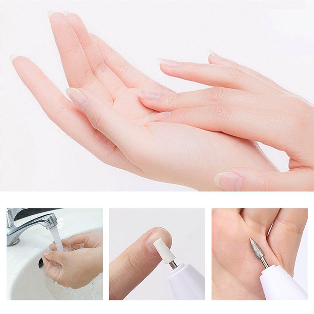 Mini Portable Polish Drill Tool Nail Files Electric Manicure File Manicure Machine Nail Brushes