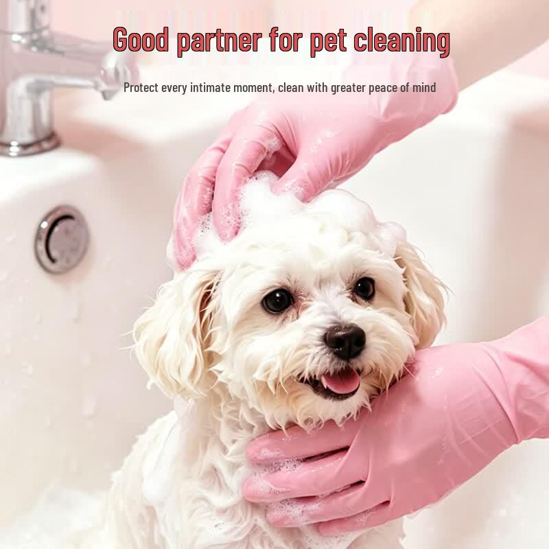 IncoCare Chibi Maruko-chan Pink Nitrile Disposable Gloves