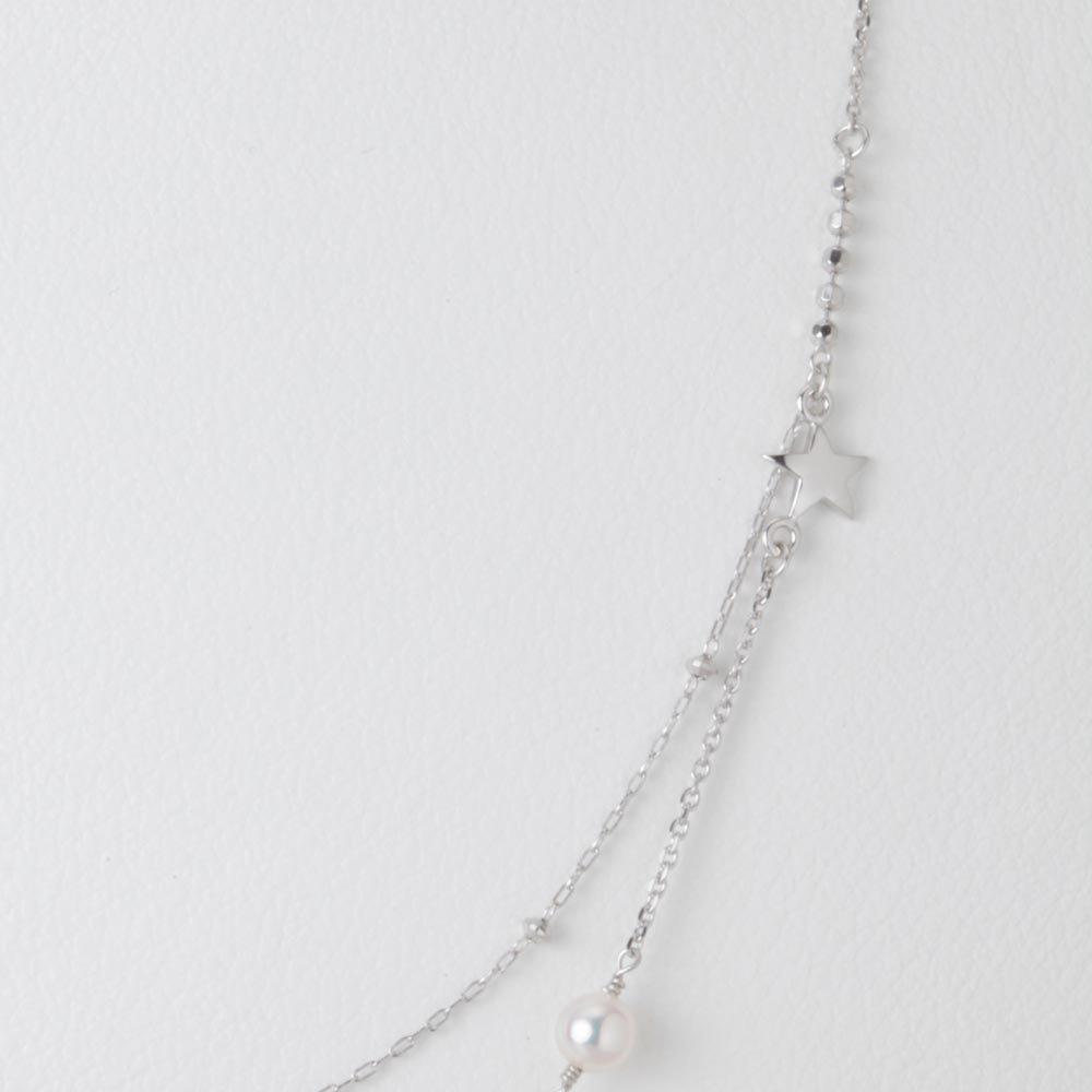 Comet Pendant K18WG Necklace Ladies