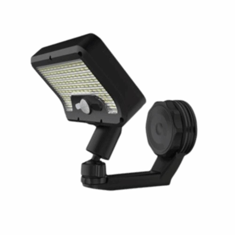 

180 Degree Foldable Solar Wall Light 92 LEDs Waterproof Design Garden Street Lights Adjustable Brightness Auto On/Off чорний