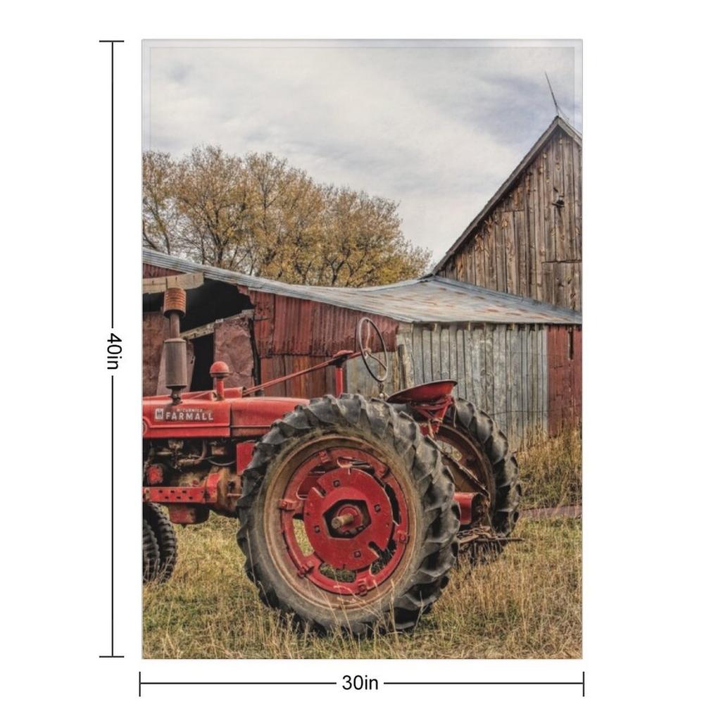 Down On the Farm Throw Blanket Cute For Sofa Thin Decorative Sofa Tourist Blankets