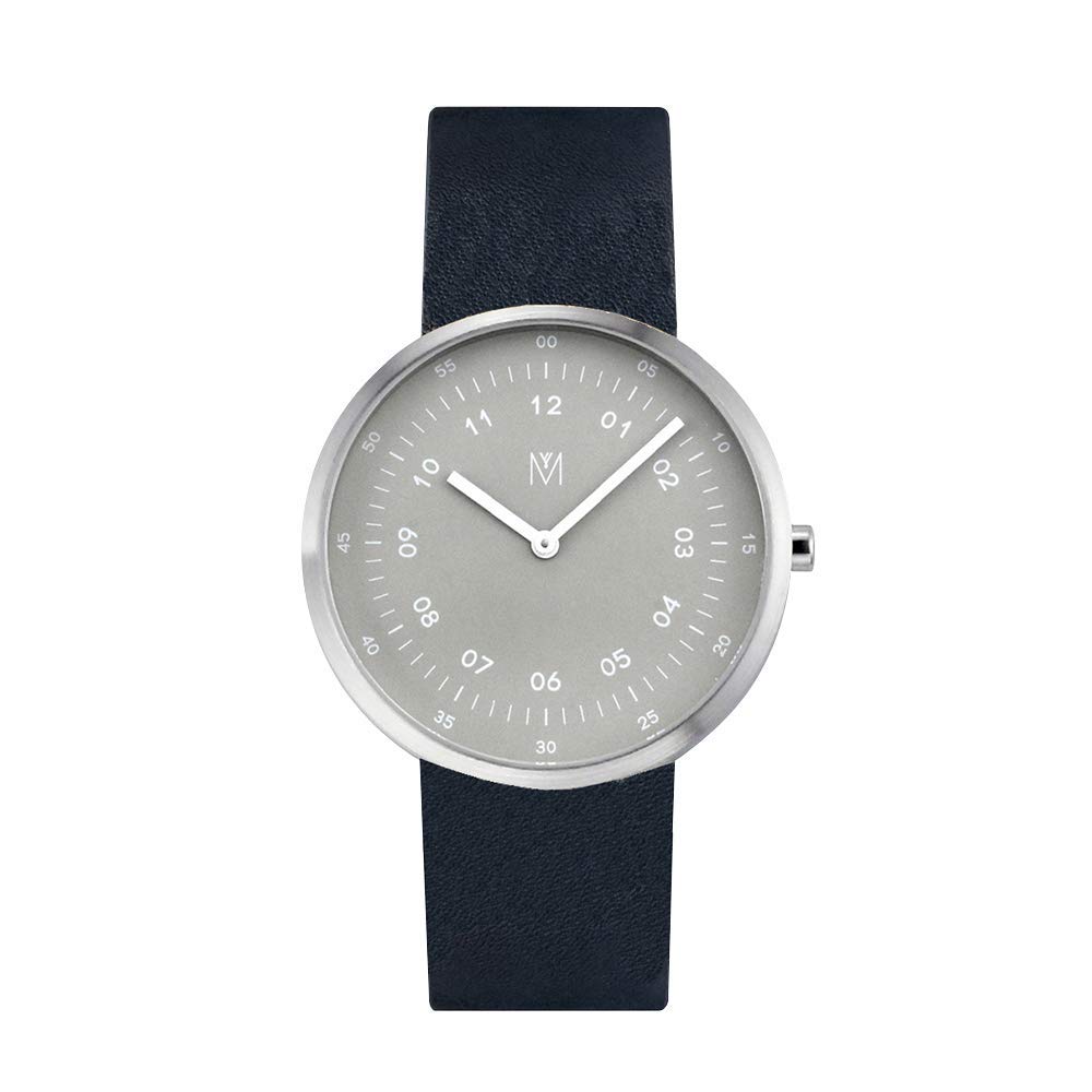 Maven Watches 40mm Artisan Series Minimalist Fashion Watch GREEN NAVY (SMOKE 40mm)