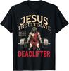 Jesus Der ultimative Kreuzheber Jesus beim Kreuzheben Christliches T-Shirt