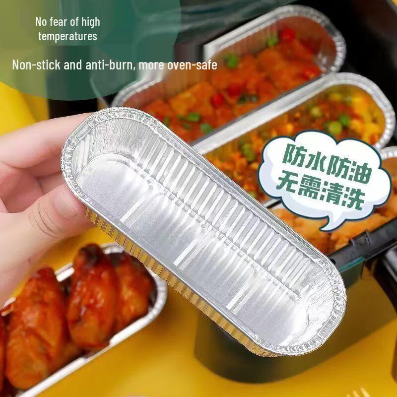 Einweg Rechteckige Aluminiumfolienpfannen