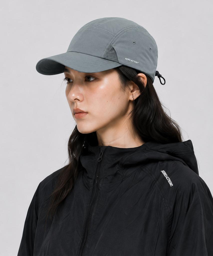 Atejeu Aero Action Sunglasses Holder Ball Cap [Gray]