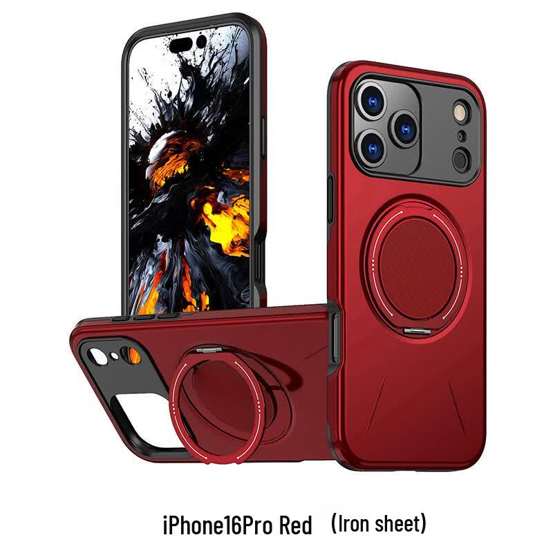 CAXITON Magnetic 360 Rotating Kickstand Phone Case for iPhone 16 Pro