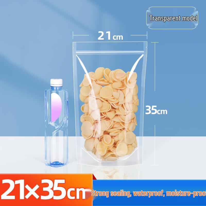 

Self-Sealing Plastic Stand-Up Food Storage Bags