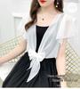 Versatile Shrug Top: Summer Sun Protection, Plus Size Chiffon Cardigan