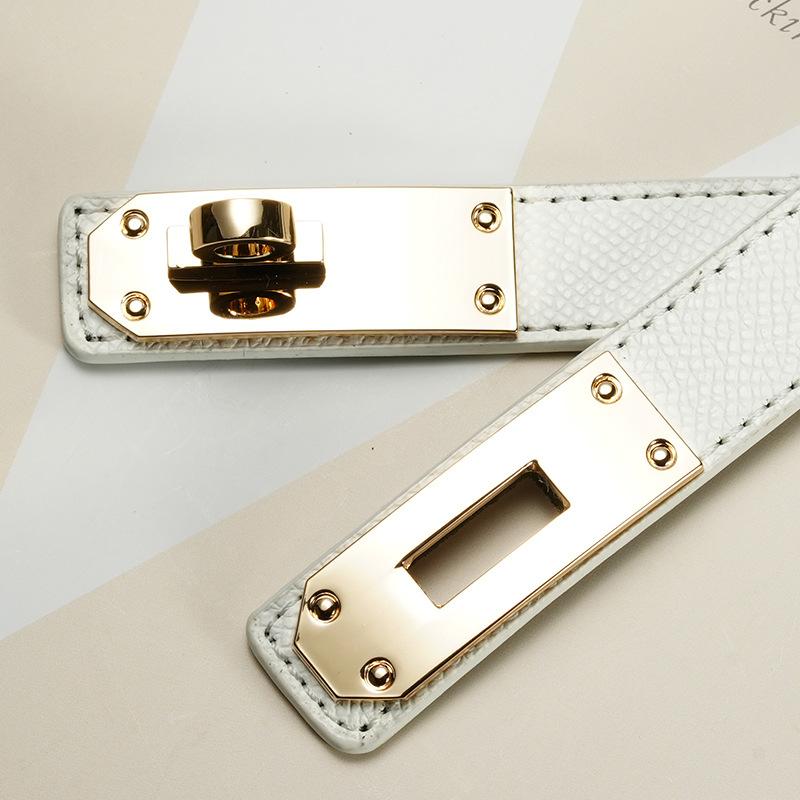 New Lady's Button-down Belt, Telescopic Waist Belt, Women's Dress, Waist-cinching and Adjustable Casual Belt, Clothing Accessories