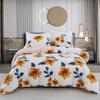 Black Duvet Cover Set King Queen Size, Marble Pattern Comforter Cover or Quilt Cover Ultra Soft Bedding Sets with Zipper Closure