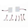 2Set 12V Car 1210 48-LED Panel Light 7000K White Dome Map Interior Bulb Lamp