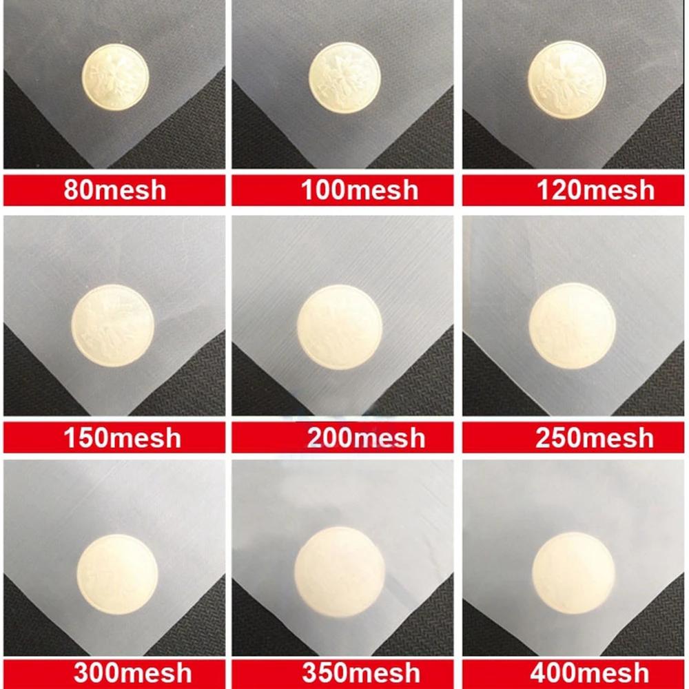 Food Grade Nylon Filter Net 20-500 Mesh Micron Kitchen DIY Food Oil Filter Mesh Fabric Precisely Wine Beer Brewing Strainers