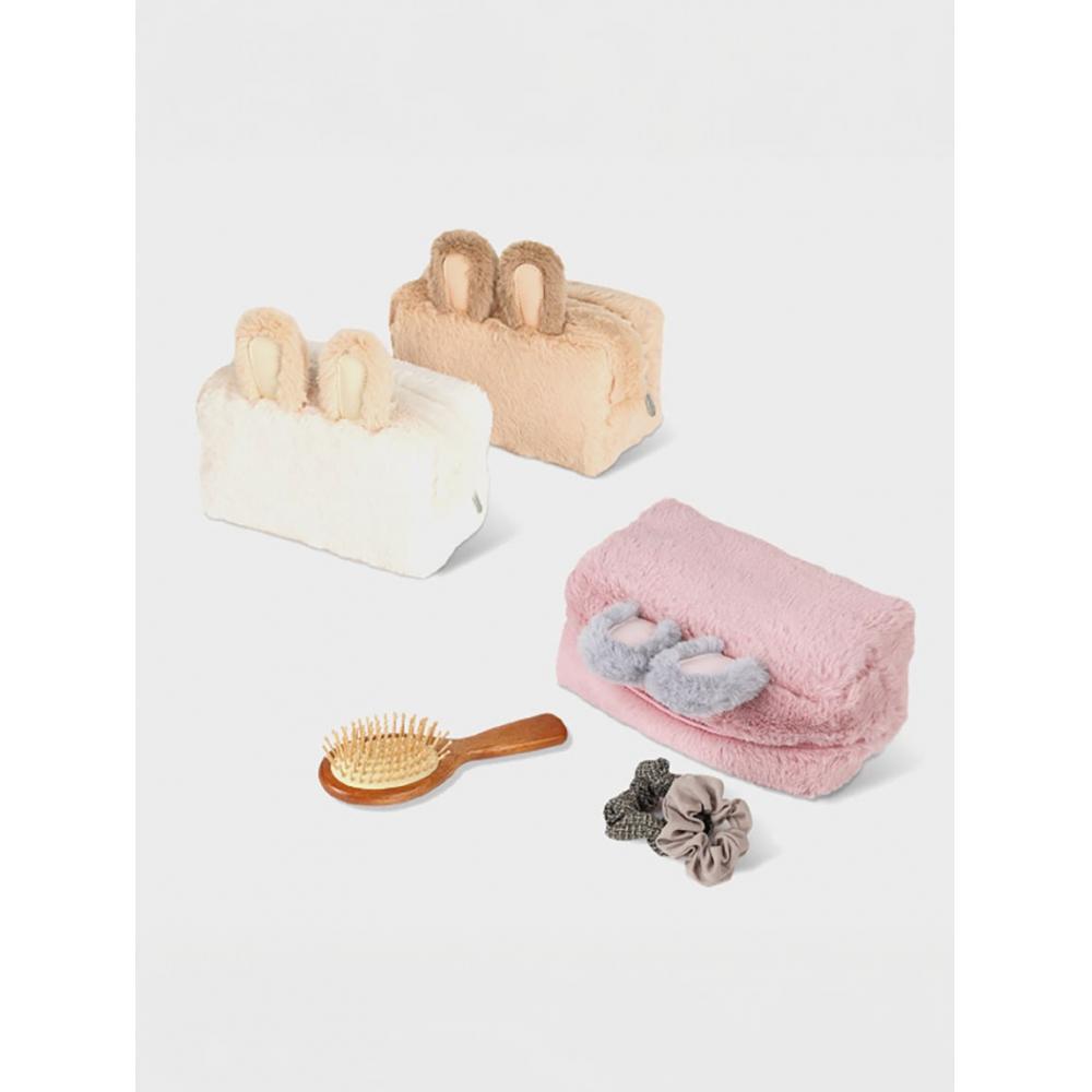 

Пушистая сумка-кролик Daiso Beige animal (rabbit)