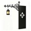 Wrought Iron Street Lamp Bookends Button Cell Battery Powered Bookmark Light  Study Room
