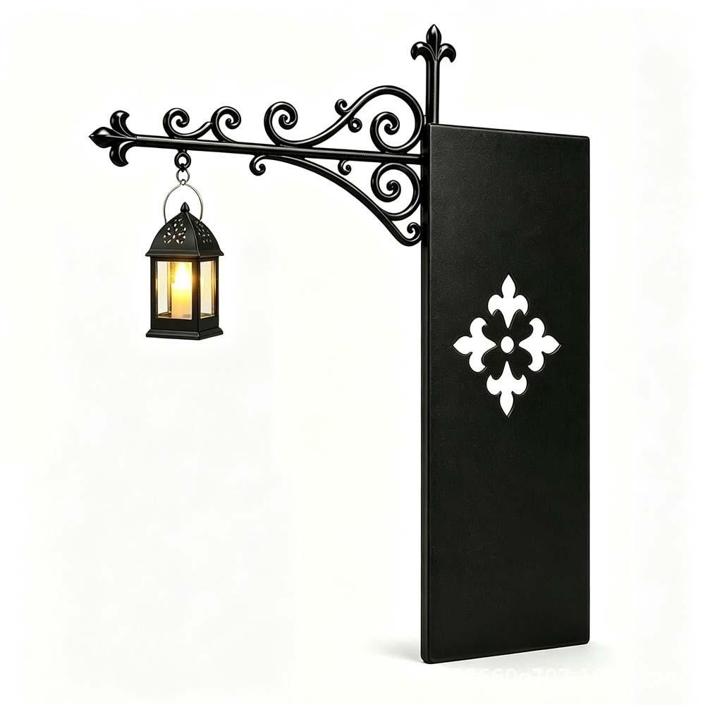 Wrought Iron Street Lamp Bookends Button Cell Battery Powered Bookmark Light Study Room
