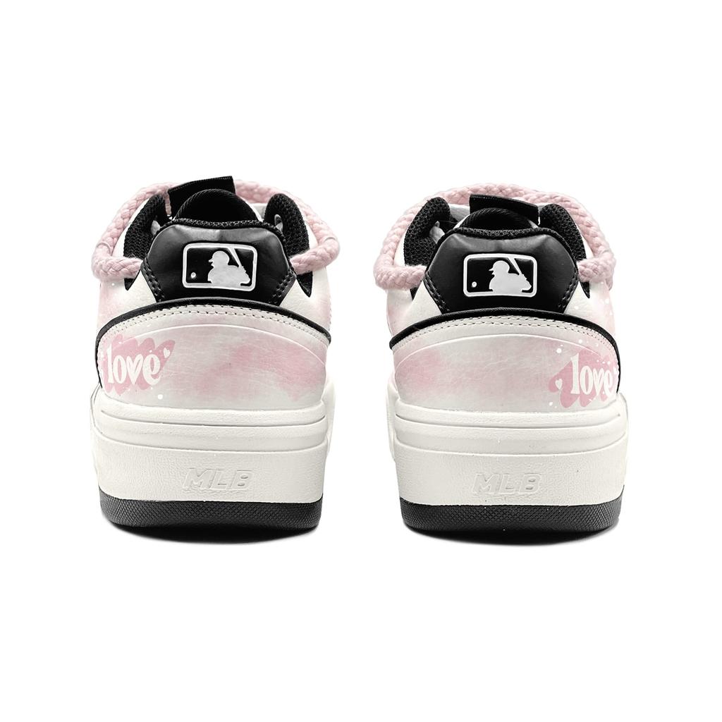 MLB Chunky Liner Skateboard Shoes Unisex Low Top White 3ASXCA12N-50WHS(TeamS3- )