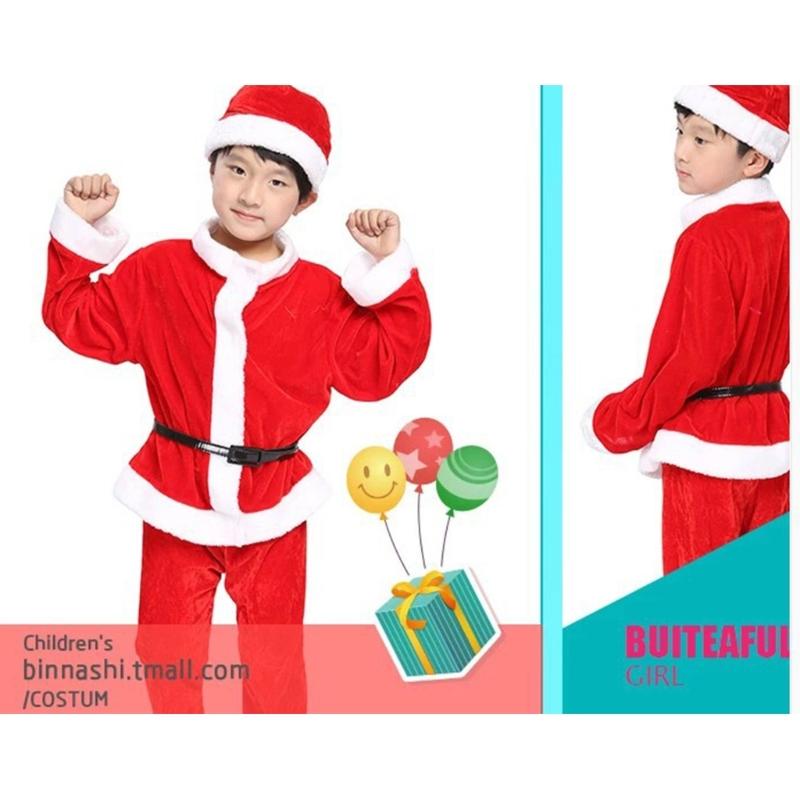 Santa Clauses Costume Santa Suit Christmas Santa Dressing Up Costume Accessories