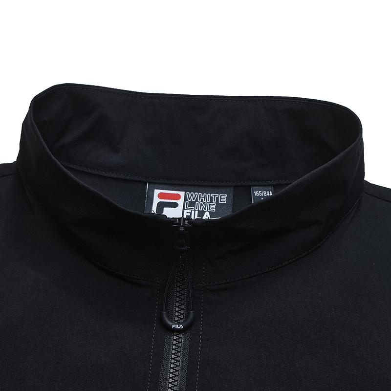 Fila Original Fashion Classic Retro Casual Comfortable Simple Woven Short Sleeve Dress Women Dresses Legendary-Blue F11W629302FNV