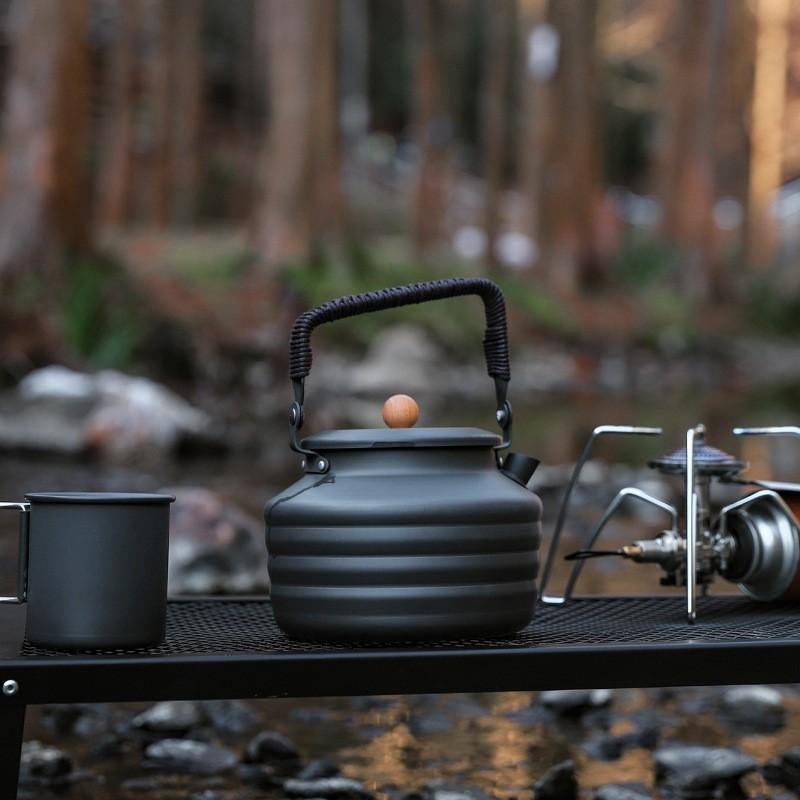 Large-capacity Portable Outdoor Camping Aluminum Alloy Kettle Coffee Pot Travel Kettle