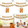 Fall Festival Paper Banner With 19 Letters For Thanksgiving Party Scene Decoration