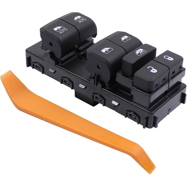 

Front Driver Side Power Window Switch 2 Auto for Jeep Grand Cherokee 2022-2024, Grand Cherokee L 2021-2024