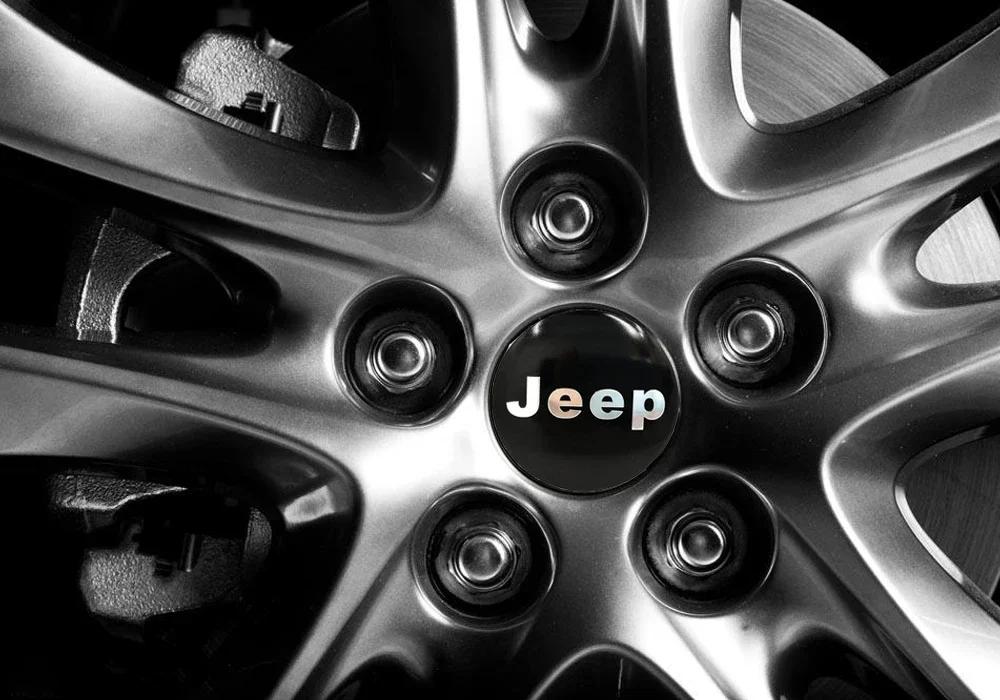 4pcs Car Wheel Hub Center Stickers for Jeep Grand Commander Cherokee Patriot Wrangler Grand Cherokee Renegade Liberty Decoration