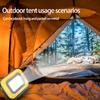 Solar Portable Camping Lamp Outdoor Spotlight Waterproof Flashlight Emergency Rechargeable Magnetic Work Lighting Decor