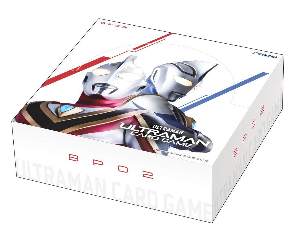 Tsuburaya Productions Ultraman Kartenspiel Boosterpack 02 Stürmisches Rot und Blau 24 Packungen enthalten (Tsuburaya) [BP02] (BOX)