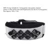 2PCS Plastic And Fabric Bass Muting Strap Adjustable Design Noise Dampers  For Electric Guitar