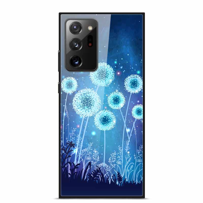 Glass Back Cover For Samsung Note 20 Ultra Case Tempered Glass Case For Samsung Galaxy S21 Ultra Case S 21 Note20 Ultra Funda