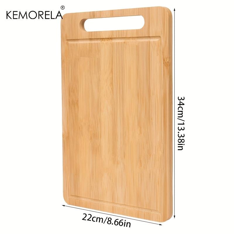 1PCS Premium Bamboo Cutting Boards for Kitchen - Small Medium and Large Wooden Cutting Boards for Kitchen Best for Christmas