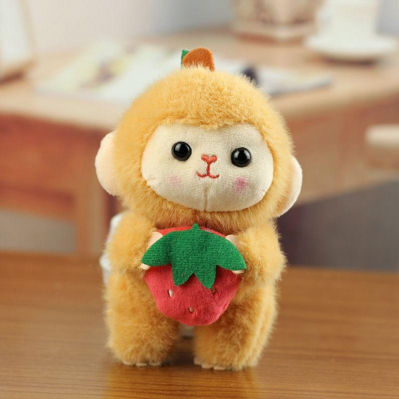 15CM Cute And Small Monkey Plush Toy For Girls And Baby Accessories Creative And Adorable Animal Festival Gifts