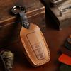 Handmade Genuine Leather Key Cover for Toyota Camry Avalon Retro Crazy Horse Style Car Key Case