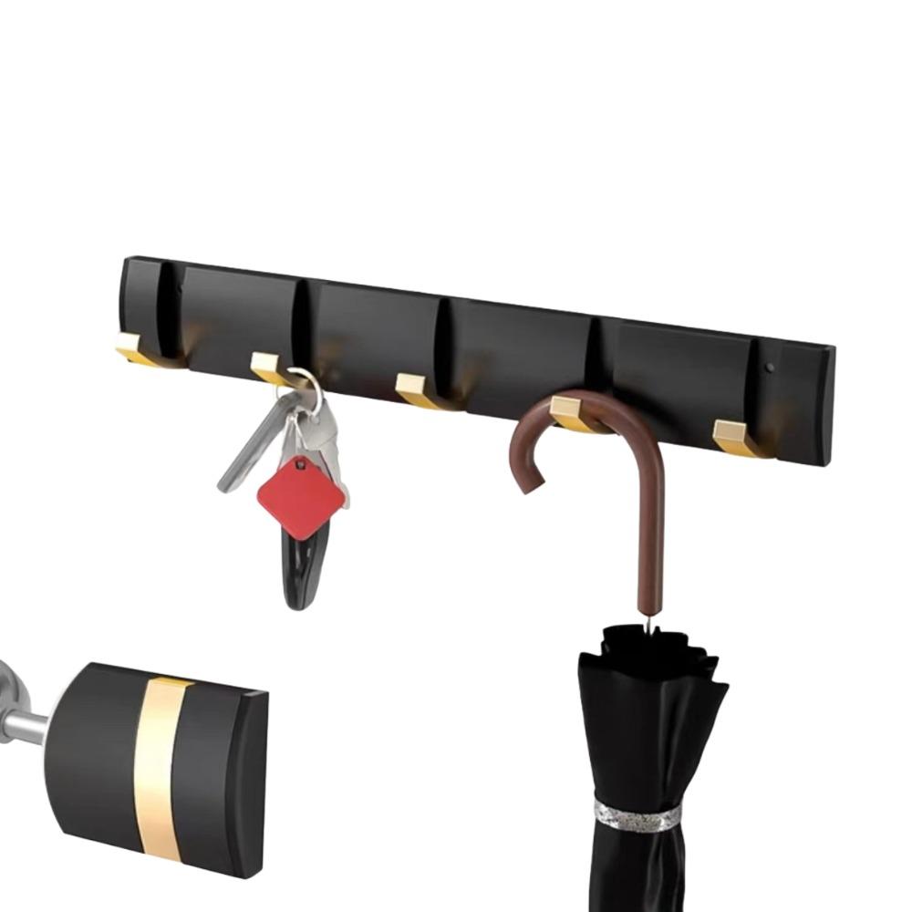 Concealed Folding Door Hook Storage Rack Bathroom Towel Hanger Wall Coat Clothes Hook  Bedroom