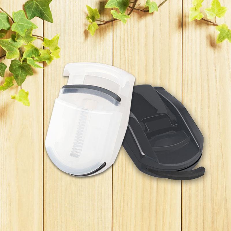 Portable Plastic Eyelash Curler, Clip Out Sunflower, Translucent White Eyelash Curler