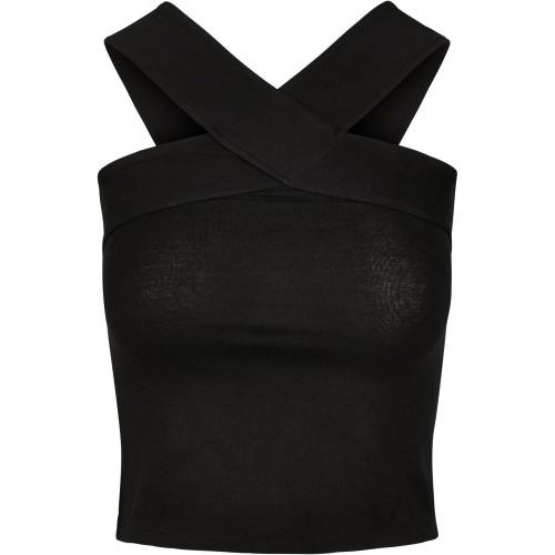 Urban Classics Womens/Ladies Cross Neck Top
