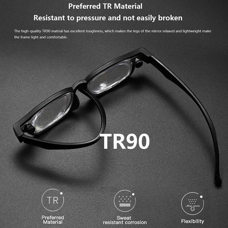 TR Adjustable Reading Glasses Each Lens Can Be Adjusted 1.0 To 4.0 Comfortable Ergonomic Design Adjustable Focal Length