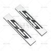 2 x 3D SS Metal Chrome Zinc Alloy Emblem Car Body SS Badge Sticker Decal Adhesive Badge for Chevrolet SS Camaro SS