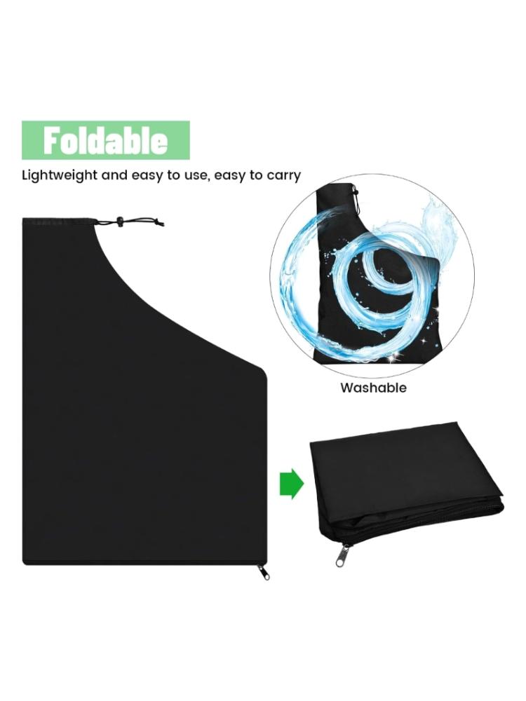 Leaf Blower Bag Replacement Leaf Blower Vacuum Bottom Dump Bag with Zipper Lawn Vacuum Bag for Leaf Blower Vacuum Part
