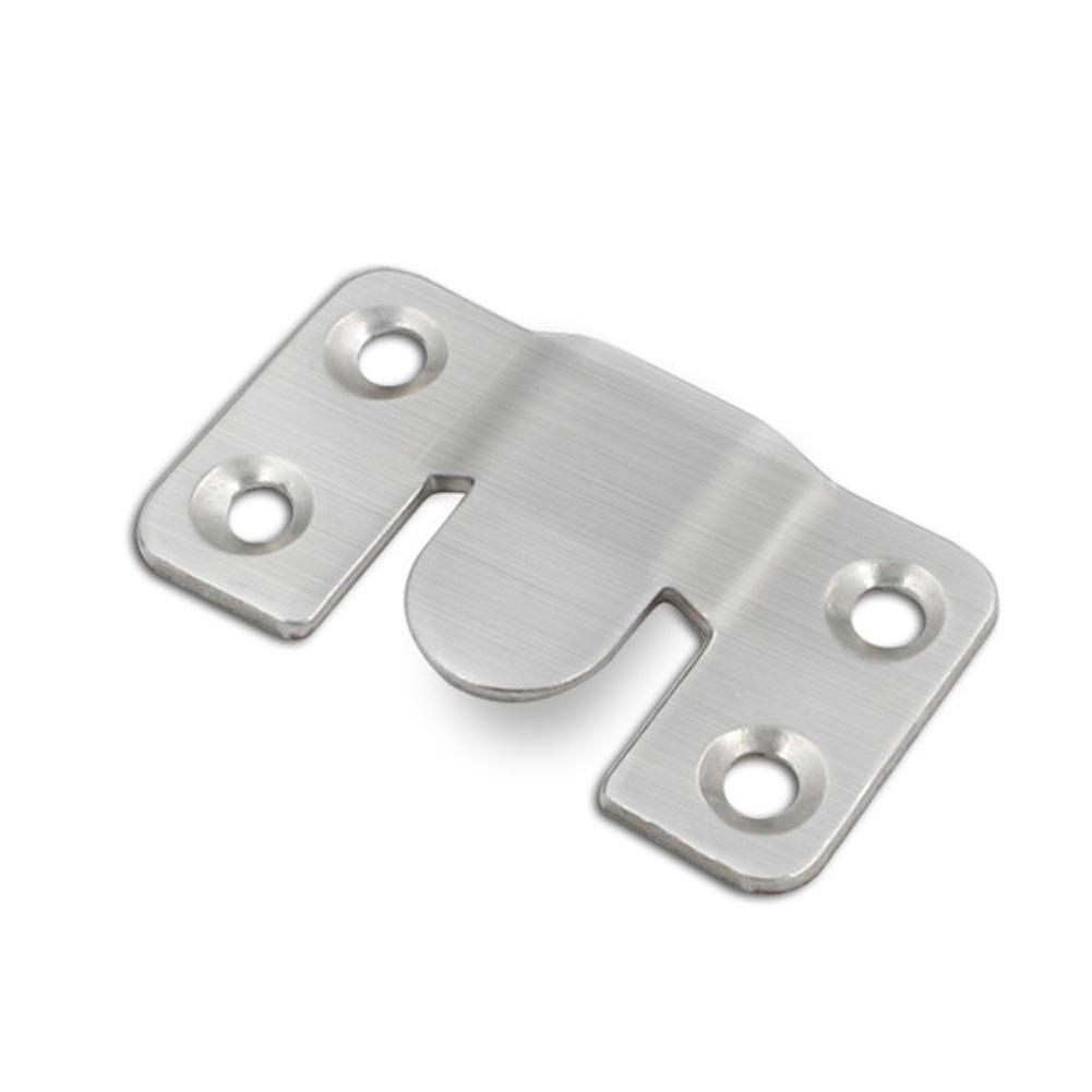 Steel Interlock Hanging Buckle Flush Mount Connector Hooks Wall Furniture Bracket Wit L5Z0