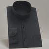 Men's High-End White Non-Iron Stand Collar Long Sleeve Dress Shirt